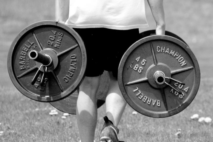 barbell without weights