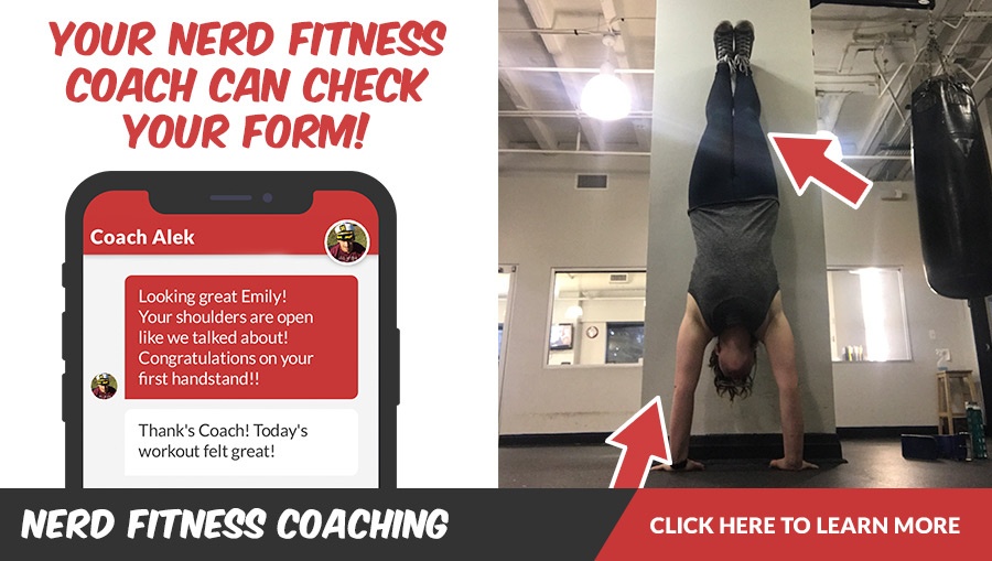 How To Do A Handstand: Get Your First Handstand In 30 Days | Nerd Fitness