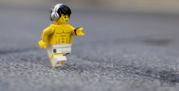 This LEGO is jacked. Clearly he does pull-ups regularly.