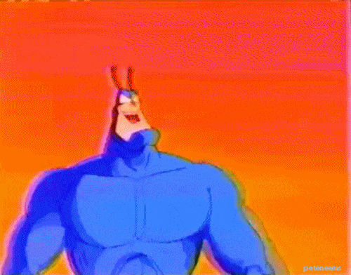The Tick is stoked you are having losing weight your first week.