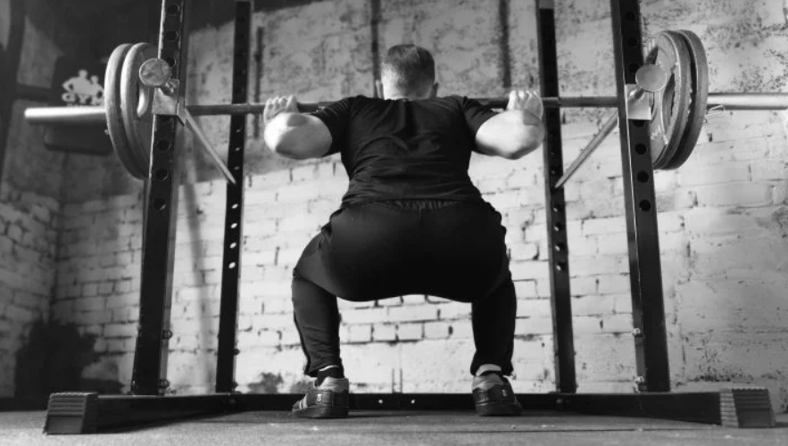 Sitting in a squat position not only improves your strength, but