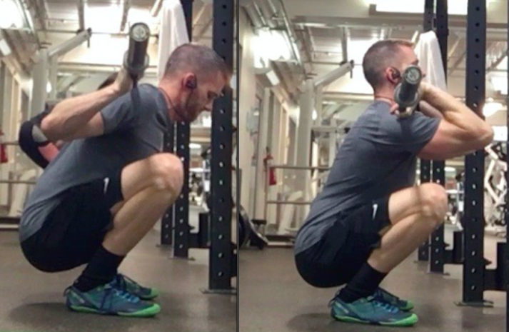 Your back position, knees, and shins are all used differently when comparing a front squat to back squat
